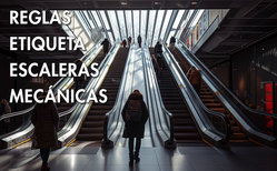 Las escaleras mecánicas cada día están más presentes en espacios abiertos