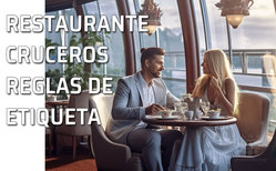 La experiencia de comer en una crucero es divertida. Si además hay vistas al mar es única.