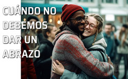 Un abrazo transmite sensaciones que no puede podemos comunicar con una mirada u otro gesto