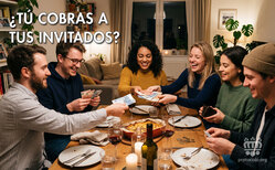 Icono Cobrar a los invitados después de tener una comida en casa Los invitados, como su nombre indica, son invitados no comensales de pago