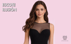 Tipos escote vestir prenda femenina