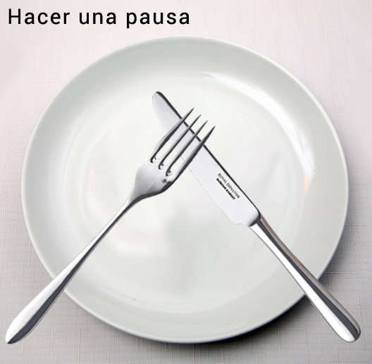 Una pausa para comer