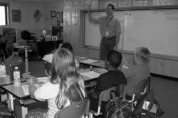 Aula de la escuela de Garrison Humphreys, Corea del Sur.