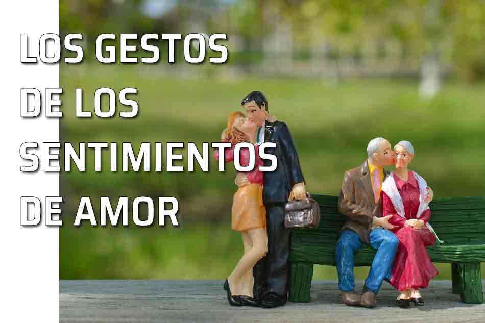 Demostrar el amor y el cariño sin palabras. Parejas de enamorados