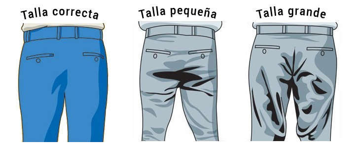 Talla correcta de pantalón