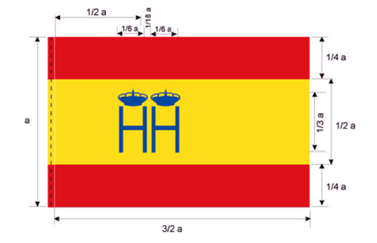 Bandera para embarcaciones de Hacienda