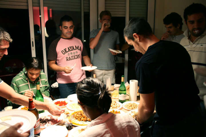 Cena de amigos