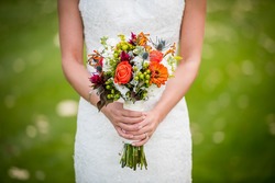 Ramo de flores para una novia