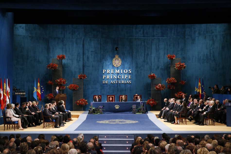 Invitados de honor. Ceremonia de entrega de los Premios Príncipe de Asturias 2012