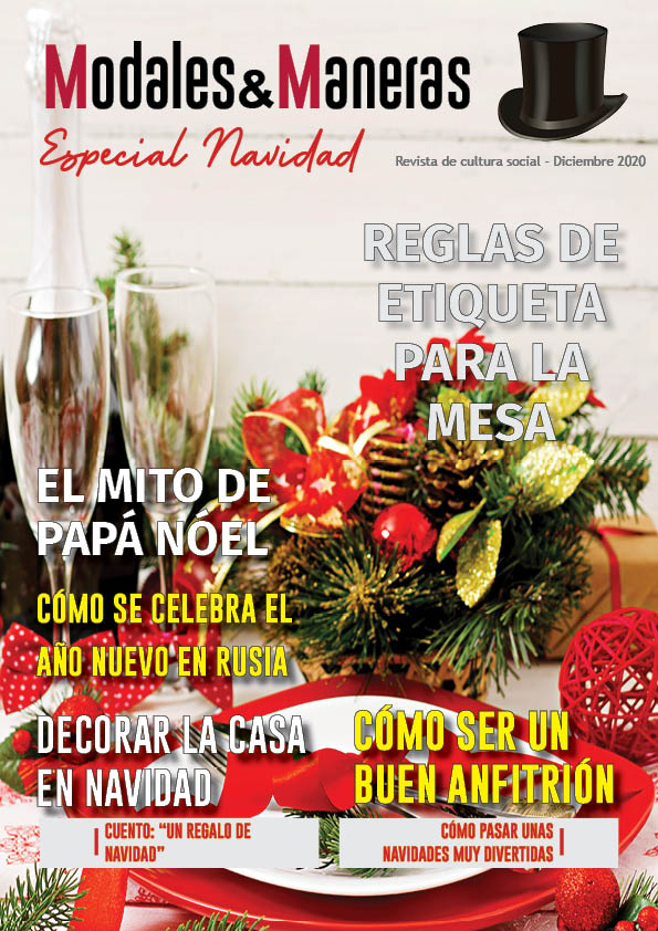 Portada de la revista Modales y Maneras. Especial Navidad 2020