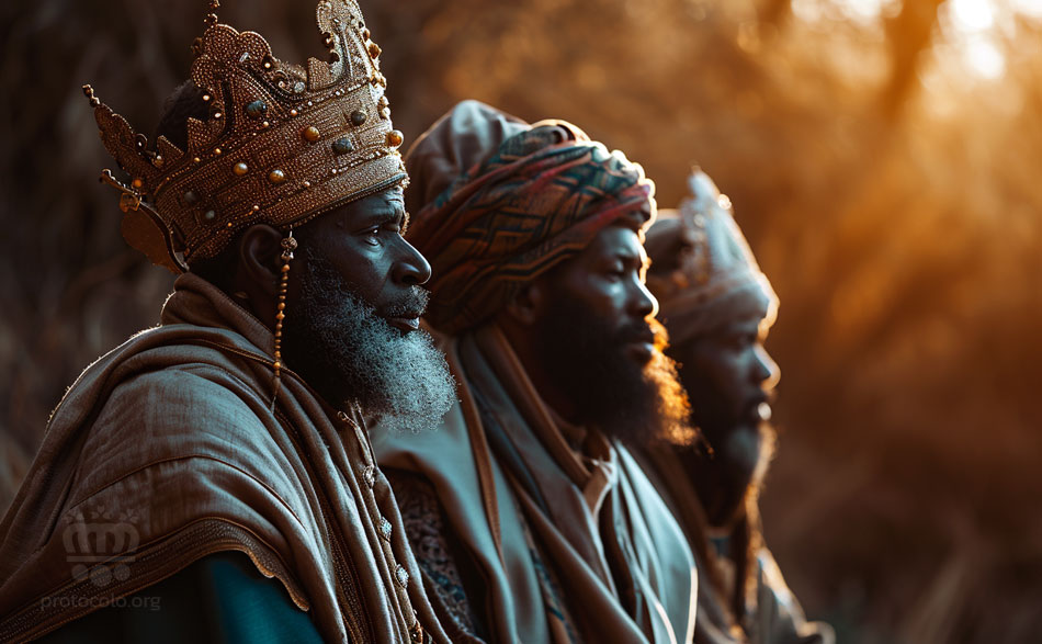 Los Reyes Magos no iban montado todos ellos en camellos