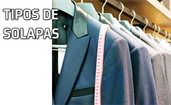 Chaquetas con distintos tipos de solapas