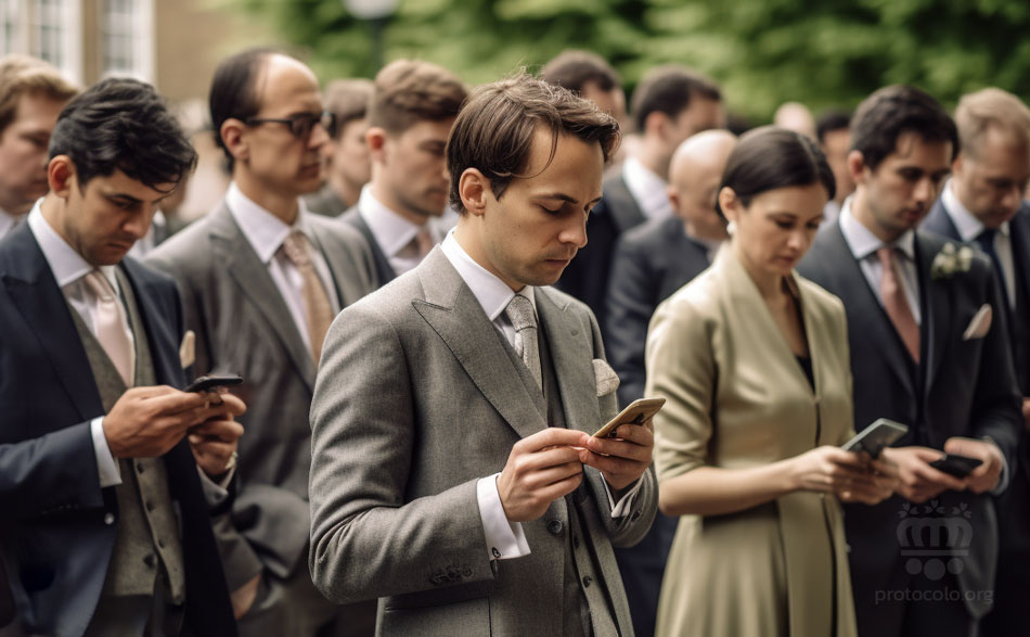 Es posible que haya invitados que sea reacios a dejar su teléfono móvil apagado