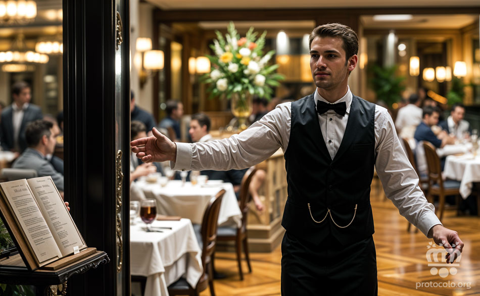 Recibir a los clientes de un restaurante de forma adecuada es un primer paso para el éxito