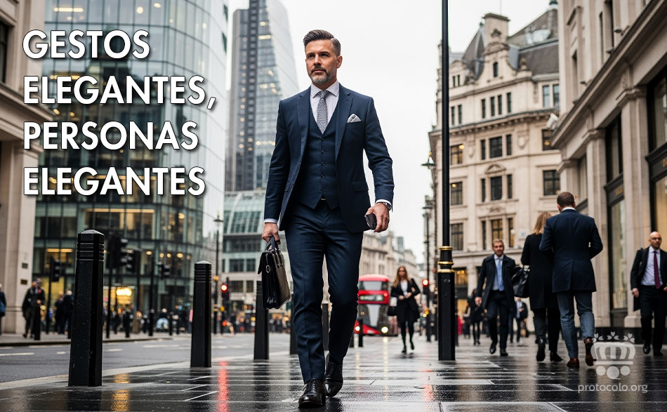 La elegancia no está únicamente en el vestir bien, hay muchas más cosas Una persona bien educada, prudente y comedida en sus gestos suele ser una persona que car bien