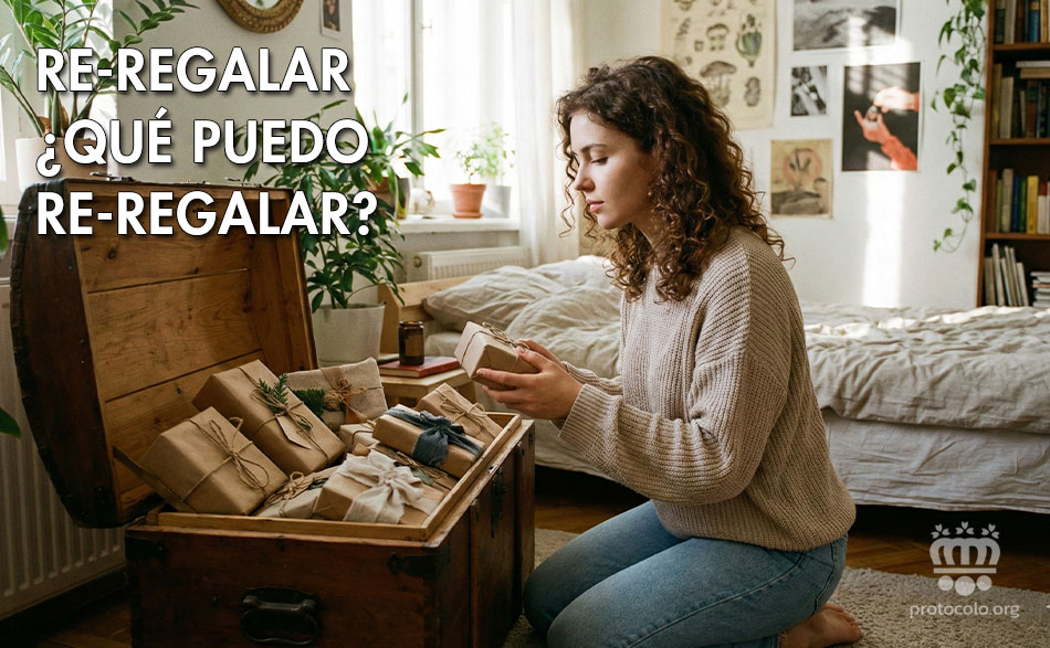 Es algo cada vez más habitual hacer regalos que nos han hecho a nosotros