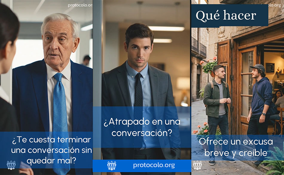 Ponerle fin a una conversación no siempre es una tarea sencilla