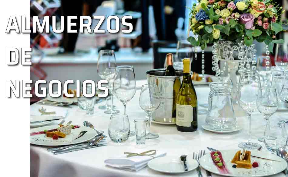 Mesa restaurante. Los almuerzo de negocios y su importancia en el mundo de la empresa