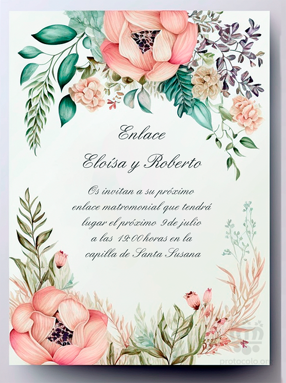 La entrega de las invitaciones de boda se suele hacer en mano a los familiares más cercanos