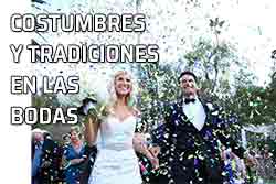 Tradiciones, costumbres y supersticiones relativas a las bodas