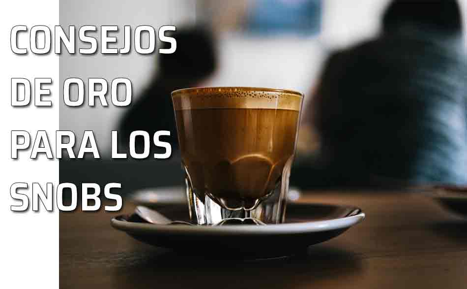 Un buen café en vaso