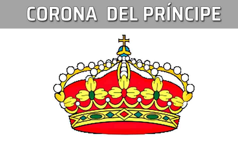 Igual que la Corona Real, pero con la mitad de diademas