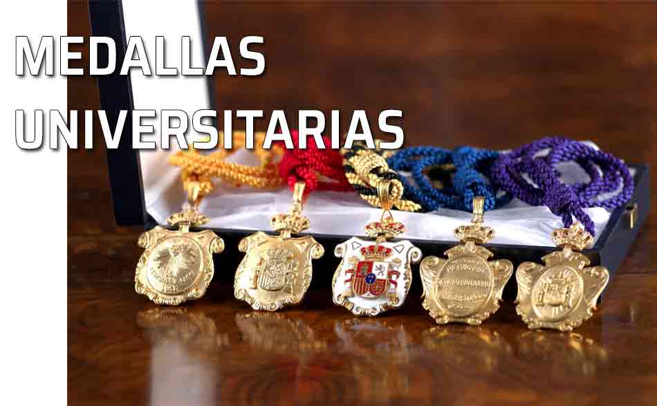 Medallas Universitarias: medalla doctoral, profesoral y rectoral