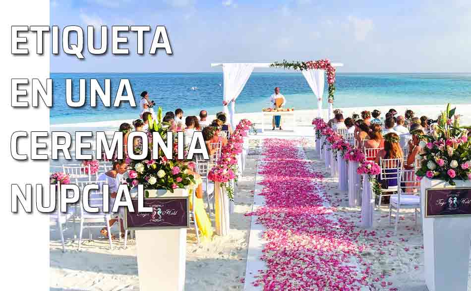 Boda en una playa