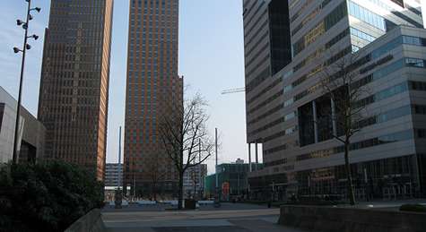 Edificios de oficinas en Amsterdam.