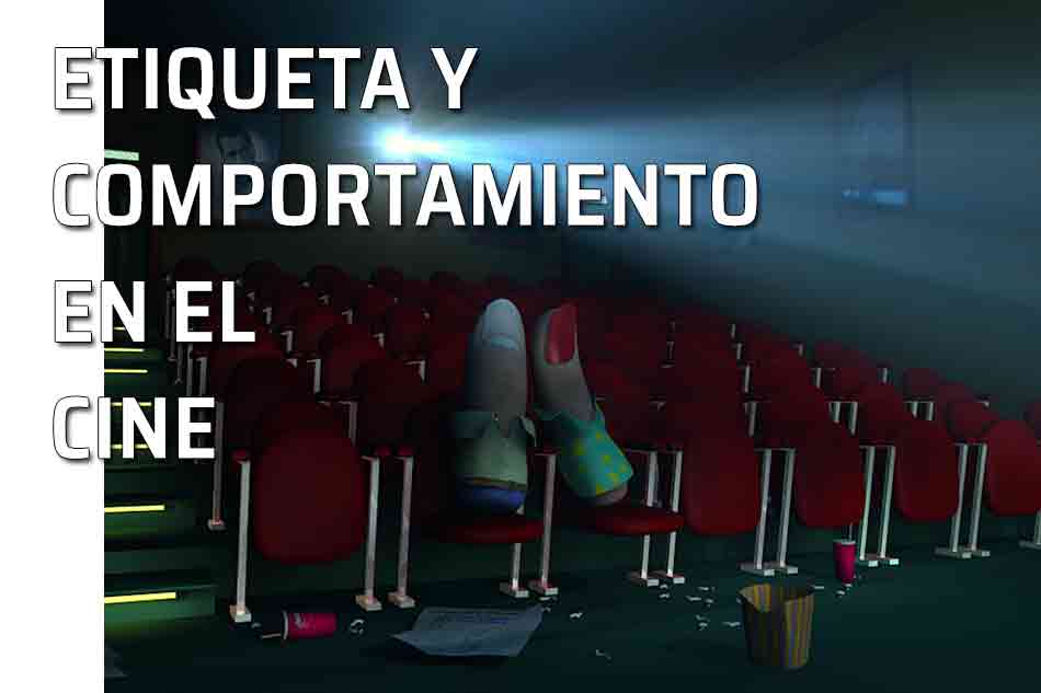 Reglas de comportamiento para asistir a una sala de cine. Buenos modales en el cine. Sala de cine