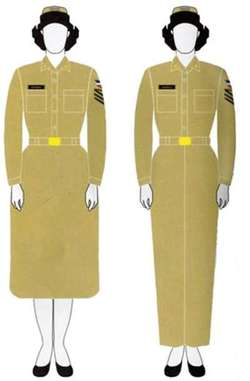 Uniforme Alistado SM-4A y SM-4B.