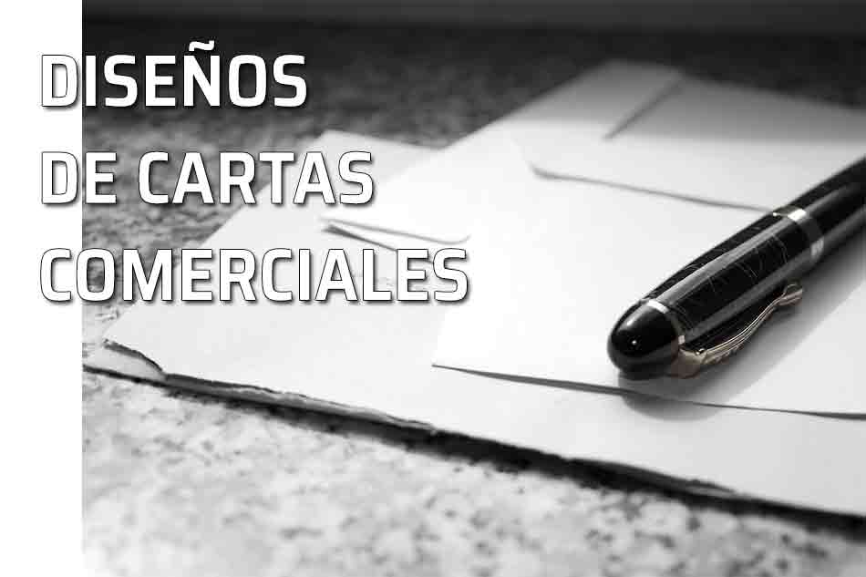 Diseños de cartas comerciales y sobres. Escribir una carta comercial