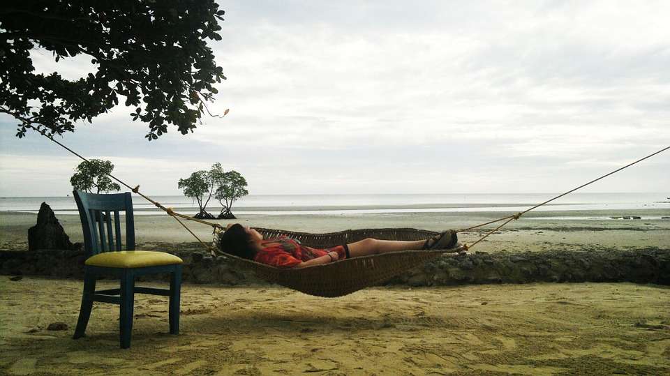 Una buena siesta en una hamaca