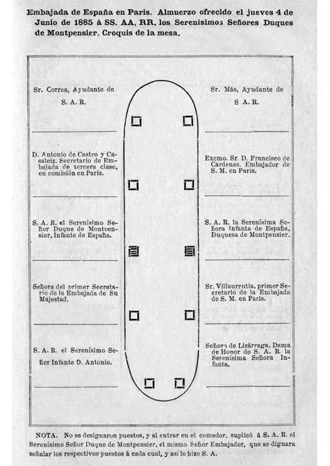 Amuerzo 4 de Junio de 1885.