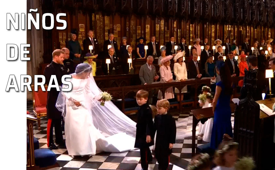 Niños y niñas de arras o pajes de boda