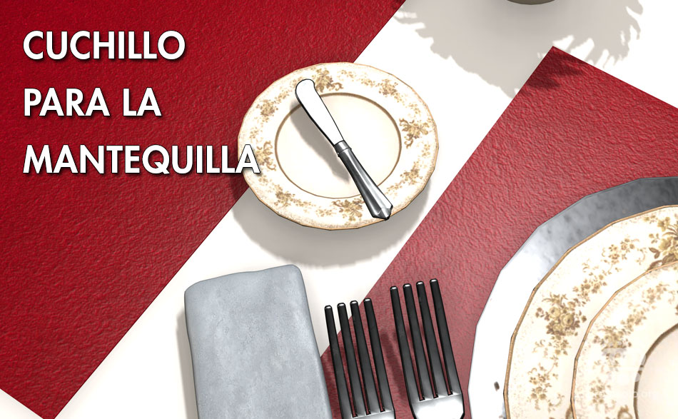 Es un cuchillo de pequeño tamaño y sin filo