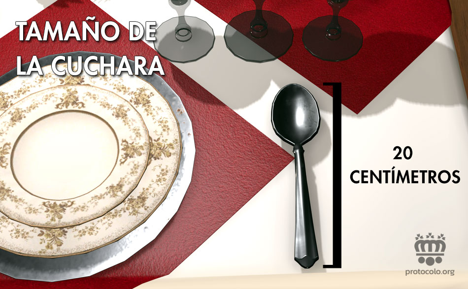 Su tamaño debe ser adecuado para poder comer con cierta comodidad