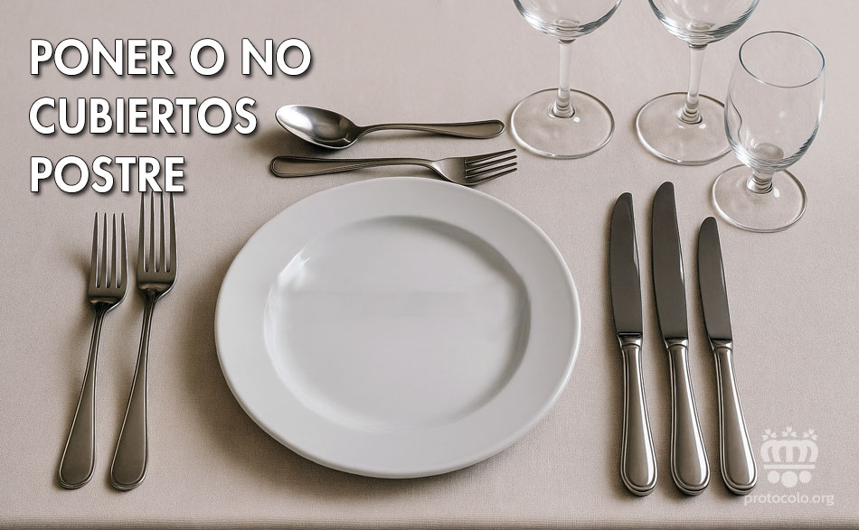 En el ámbito familiar y en los restaurante no suele ser habitual poner estos cubiertos al principio