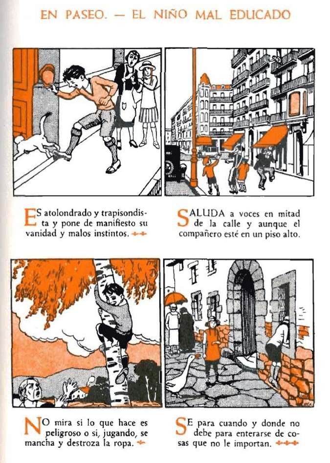 El paseo, mal educado.