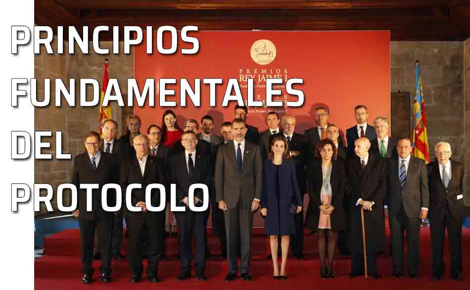 Los principios fundamentales del protocolo. Entrega de los premios Rey Jaime I