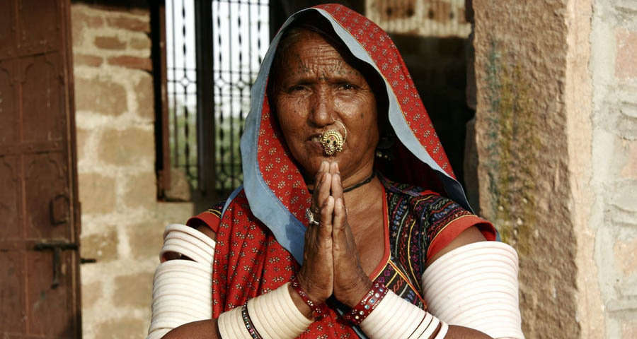 Saludo típico de la India - Namaste