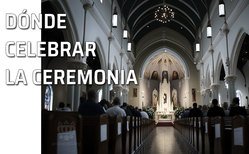 La catedral de la ciudad, si la hay, es uno de los lugares preferidos por lo novios para casarse