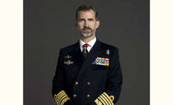 Felipe Vi. Uniforme de diario de Capitán General de la Armada