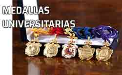 Medallas Universitarias: medalla doctoral, profesoral y rectoral