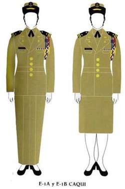 Uniforme mujer Modelo E.