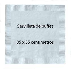 Servilleta de buffet.