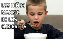 Un niño come sopa