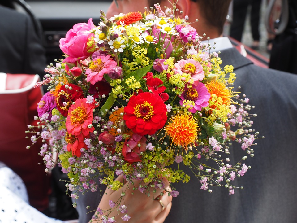 Ramos de flores variadas