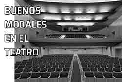 Buenos modales en el teatro. Normas de comportamiento. Teatro vacío